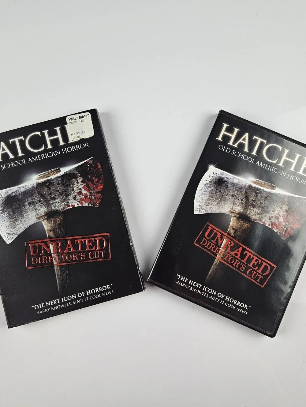 Hatchet Unrated Director's Cut DVD 2007 Horror Slipcover Kane Hodder Complete